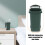 Cestino da scrivania compatto in plastica con coperchio, ideale per ufficio e casa. 5