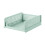 Stackable Plastic Wardrobe Storage Bin Green 33x43x14cm 2