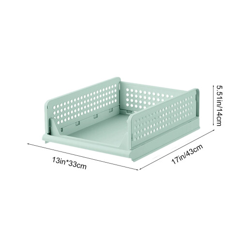 Stapelbare, opvouwbare kastorganizers van waterdicht plastic 2