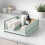 Stackable Plastic Wardrobe Storage Bin Green 33x43x14cm 4