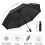 Guarda-chuva automático preto com quilha grossa e proteção UV tripla 5