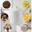 88 oz Airtight Ceramic Food Storage Jar – White 3