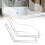 Acrylic Bathtub Guard Transparent Water Barrier 2-Pack 5
