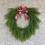 Heart-Shaped Christmas Wreath with Red Ribbon Bow 3