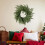 Heart-Shaped Christmas Wreath with Red Ribbon Bow 4