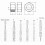 5pcs Carbon Steel Fine Thread Hex Nuts M8/M10/M12 2