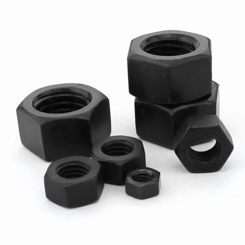 5pcs Carbon Steel Fine Thread Hex Nuts M8/M10/M12 2
