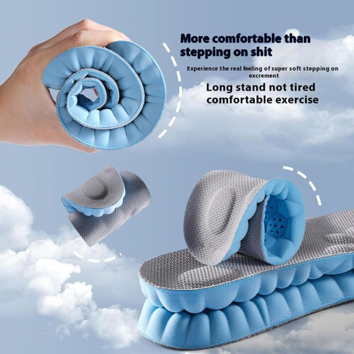 4D Memory Foam indlægssåler med svangstøtte til mænd og kvinder 2