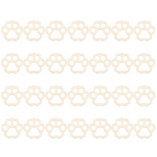 150Pièces Étiquettes Bois Patte De Beige DIY Décoration Durable