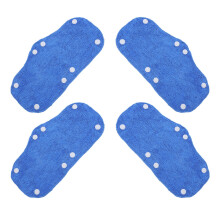 4Pièces Protections Casque Travail Bandeaux Anti-Transpiration Bleus