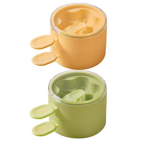 8 Sets Silicone Ice Pop Molds Double-Layer Food Grade