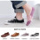 Meias femininas invisíveis acolchoadas com antiderrapante (5 pares) 6