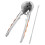 1 PC Nut Cracker with Non-Slip Handle, Sturdy Clip Plier + Nut Fork – Durable Walnut & Pecan Cracking Tool for Home Snack Prep 2