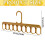 Multi Functional 10 Hole Hanger Bra & Camisole Organizer Saving Closet Storage Hook, 1 coat hanger 2
