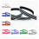 Trykte striber grosgrain bånd 10mm x 5Yards 2