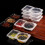 Herbruikbare bento-lunchbox met twee compartimenten 4