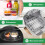 Herbruikbare bento-lunchbox met twee compartimenten 7