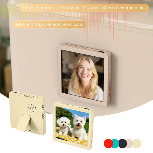 Cadre photo avec haut-parleur Bluetooth 10x10cm 1