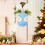 Simulated Easter Egg Ornament Blue 3.5 x 2 x 4.7 inches 4