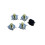 50PCS Διακόπτης με κουμπιά αφής 4x4mm με κουμπιά αφής 4x4x4.3mm με κεφαλή χαλκού SMD 2