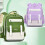 Mochila antifurto para laptop de 17 polegadas, ideal para escola e viagens – Compartimento acolchoado, preta (BU2, 12,2 x 7,08 x 16,92") 4
