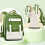 Mochila antifurto para laptop de 17 polegadas, ideal para escola e viagens – Compartimento acolchoado, preta (BU2, 12,2 x 7,08 x 16,92") 8