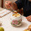 2-Pack Vintage Ceramic Egg Cups with Lids, Compatible with Soft/Hard Boiled & Poached Eggs 6