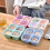 Boîte à goûter Bento à 4 compartiments, lot de 4 3
