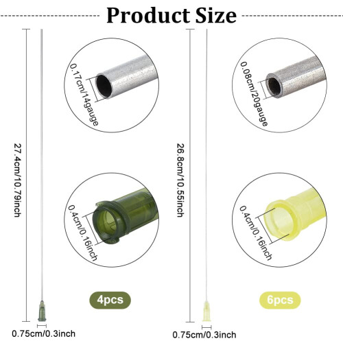 Βελόνες Luer Lock με αμβλεία άκρη 14/20Gauge 10 τεμάχια 1