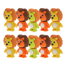 108Pièces Gommes Tpr Assorties Animaux Cadeaux Enfants