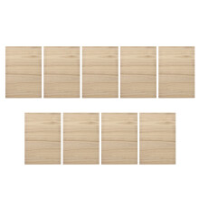 9Pièces Taekwondo Planche Casse Bois Naturel Kaki Entraînement