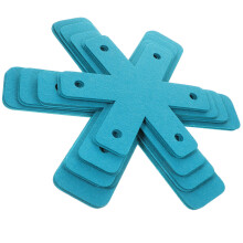 24Pièces Protège-Pots Poêles En Feutre Bleu Absorbant Chaleur