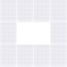 Stickers Mousse Adhésifs Pour Fixer Mèches De Bougie Blancs