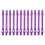 12Pièces Shafts En Alliage Aluminium Violet Pour Fléchettes 2Ba Thread 1