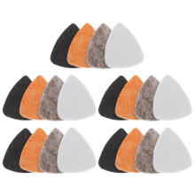 20Pièces Médiators De Guitare En Laine Feutrée Multicolores Portables