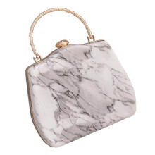 1Pièces Clutch De Soirée Marbré PU Élégant Pour Et Fête