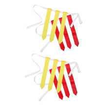 4Pièces Ceintures Rugby Ajustables Enfant Drapeaux Football Multiusage