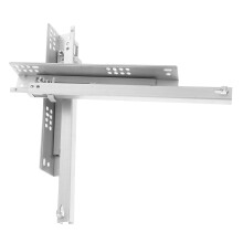 4Pièces Rails Tiroirs Silencieux Acier Antirouille Fermeture Douce
