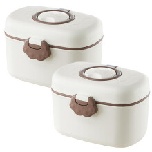 2Pièces Récipient Formule Bébé Portable Étanche Simple Utilisation