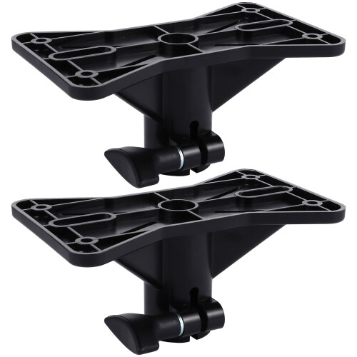 8Pièces Support Haut-Parleur Trépied Plastique Noir Résistant