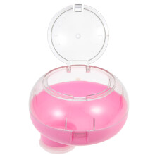 Bain Hamster Tunnel Plastique Rose Accessoire Cage Compact