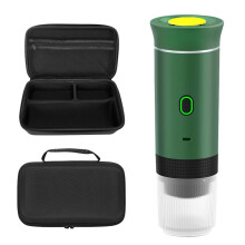Portable Electric Espresso Machine with Travel Bag Portable Coffee Maker for Travel Self-Heating Car Espresso Maker A