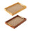Wooden Serving Tray With Ergonomic Handle Ideal For-bamb  large 3