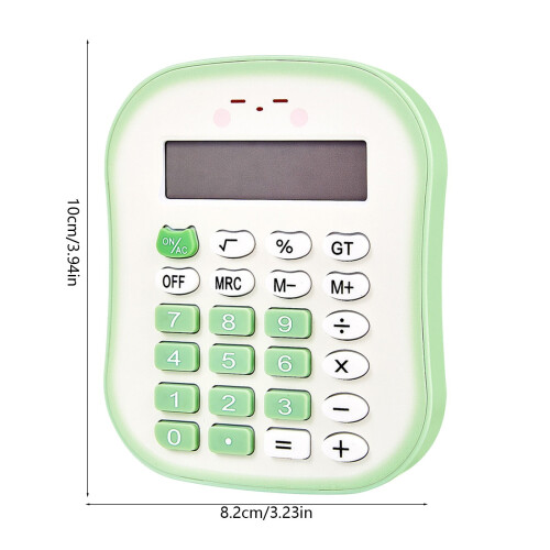 AuroraX Small Desk Calculator Cute Office Basic Calculator,Electric Standard 4 Function Calculator Study College Learning Supplies 2