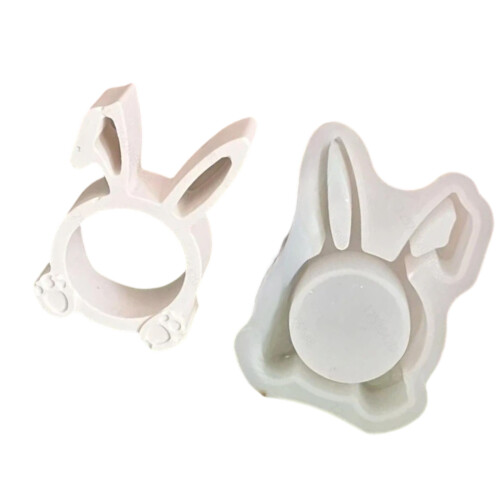 Moules en forme de lapin en Silicone, Surfaces-rond