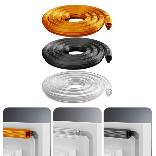 Flexible Windproof Dustproof Strips Window Seal-Small oranges 2