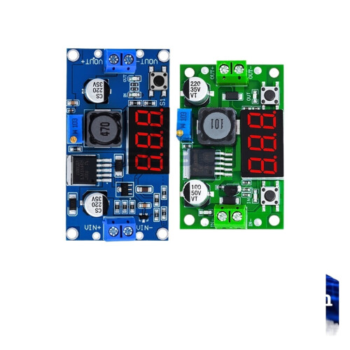 1~5PCS EGBO LM2596LM2596S Μονάδα τροφοδοσίας + βολτόμετρο LED Μονάδα τροφοδοσίας ρυθμιζόμενης 1