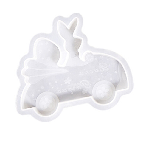 Easter Rabbit Bike Carrot Silicone Molds For Handmade-A03