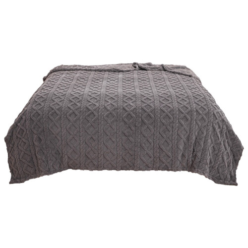 Clearance Item! Polyester Blanket, Single-Layer Velvet Solid Color Blanket (Gray) 70*100Cm, 1*Blanket 2