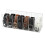 Clear Acrylic Belt Holder With Multiple Compartments-7 squares 1